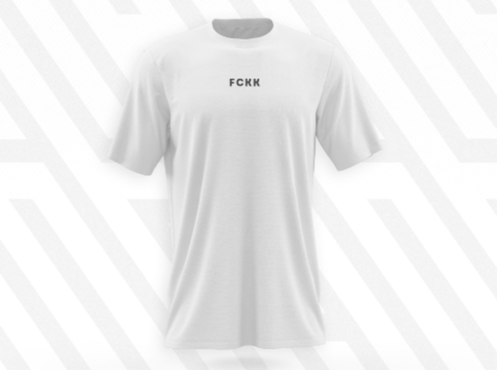 Футболка FCKK чоловіча біла L