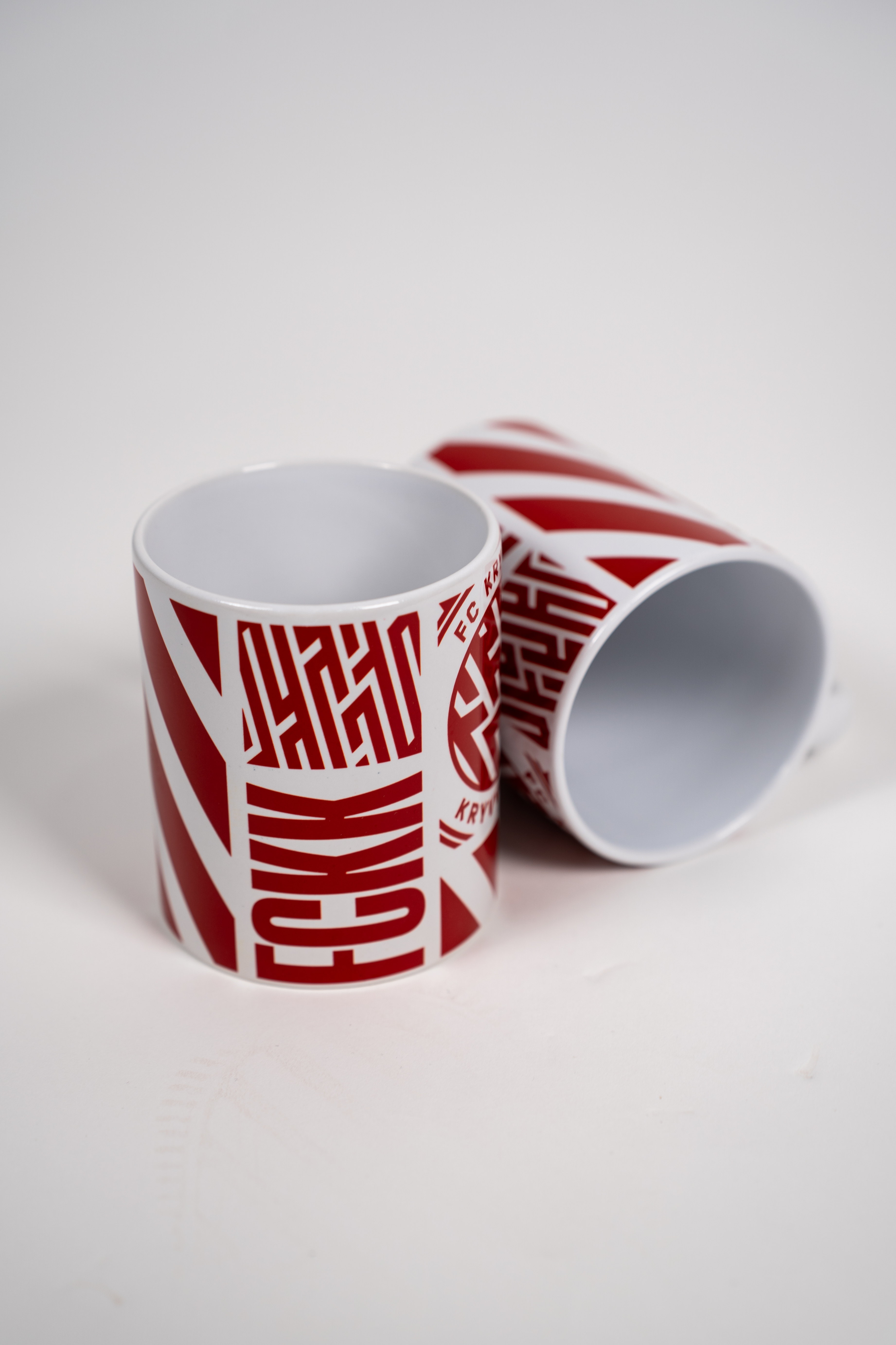 Чашка біла з червоним FCKK