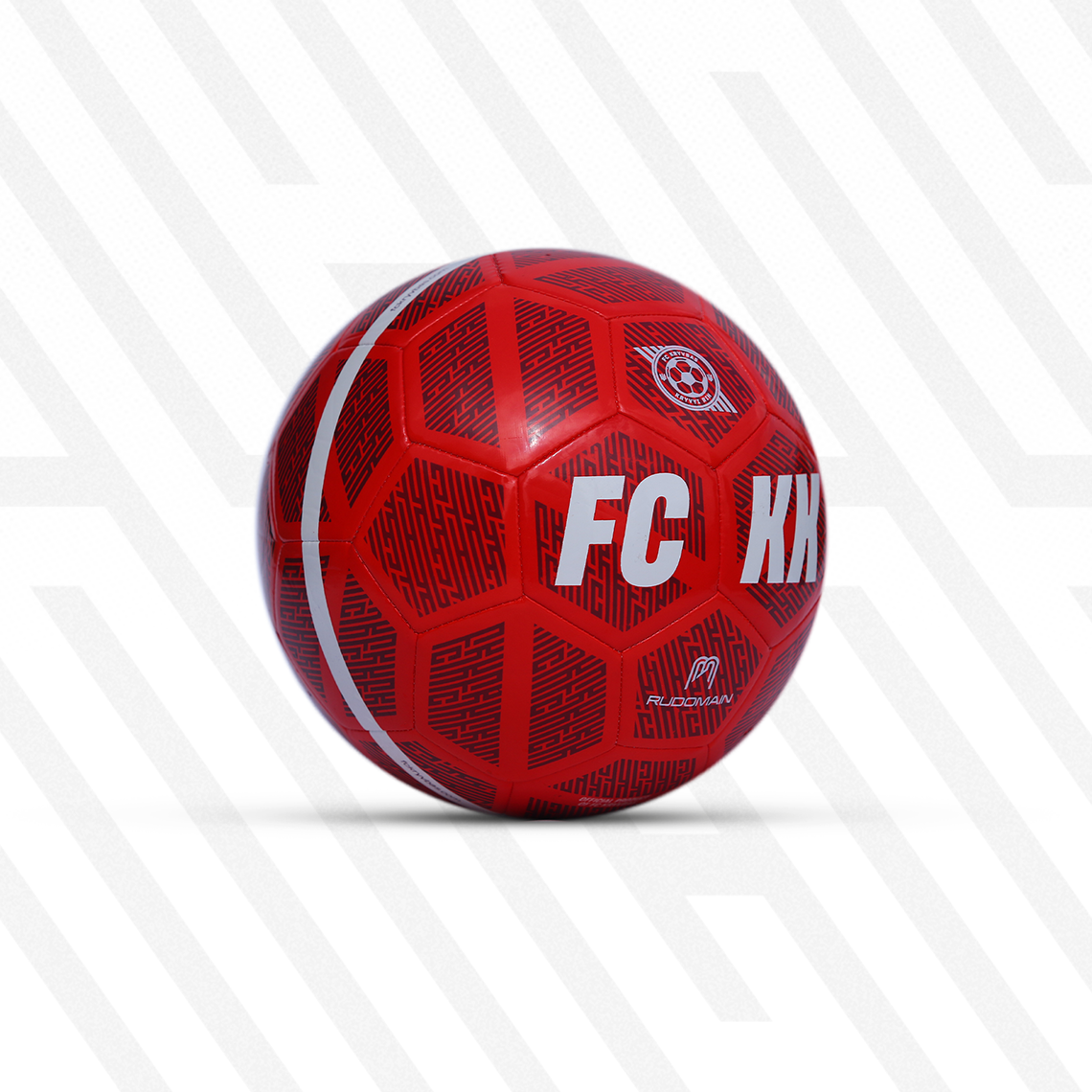 Мʼяч сувенірний FC KRYVBAS червоний 5
