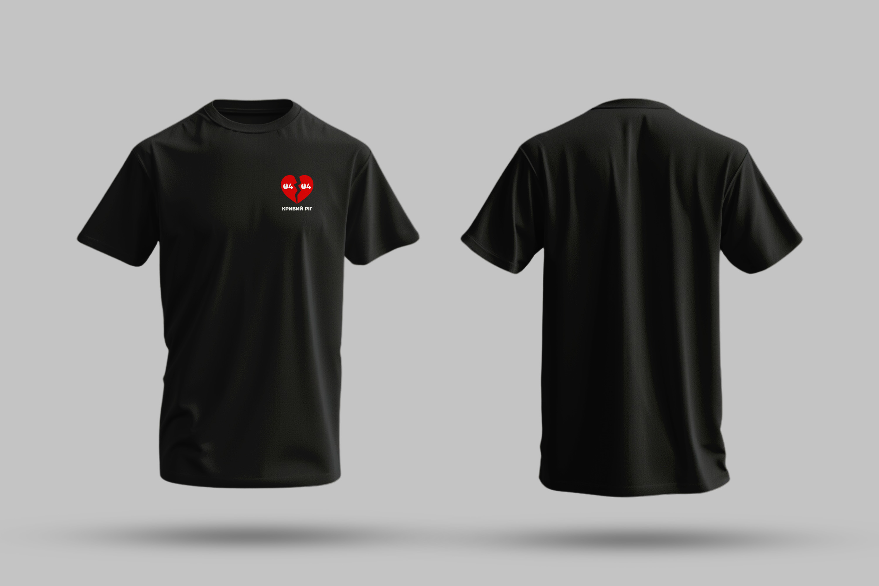 Футболка 6+ чорна 04.04. Кривий Ріг від SKIDAN S